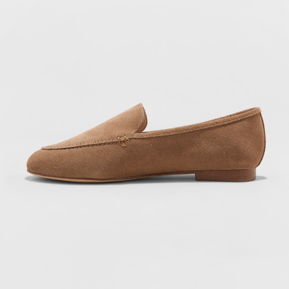 NEW A New Day Taupe Mila Suede Loafers 10/11 NWT - Picture 2 of 8
